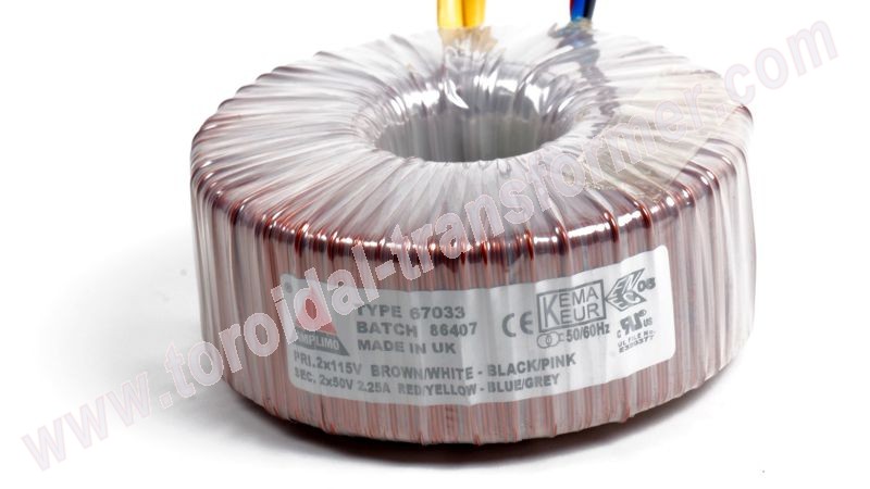 Ringkerntrafo 67033: 2x115V / 2x50V 225VA