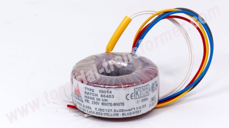 Ringkerntrafo 08014: 230V / 2x18V 15VA